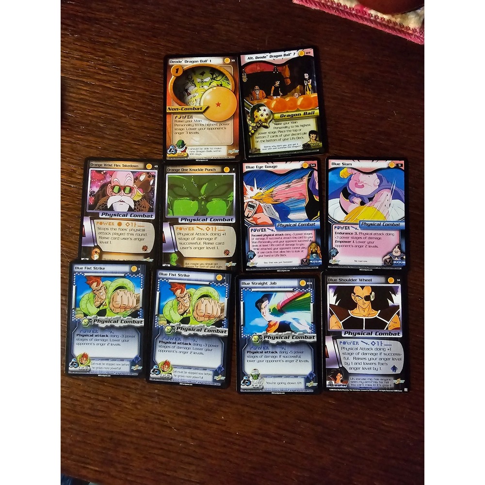 Dragon Ball Z DBZ CCG Trading Cards Lot‎ Vintage Collectible Game
